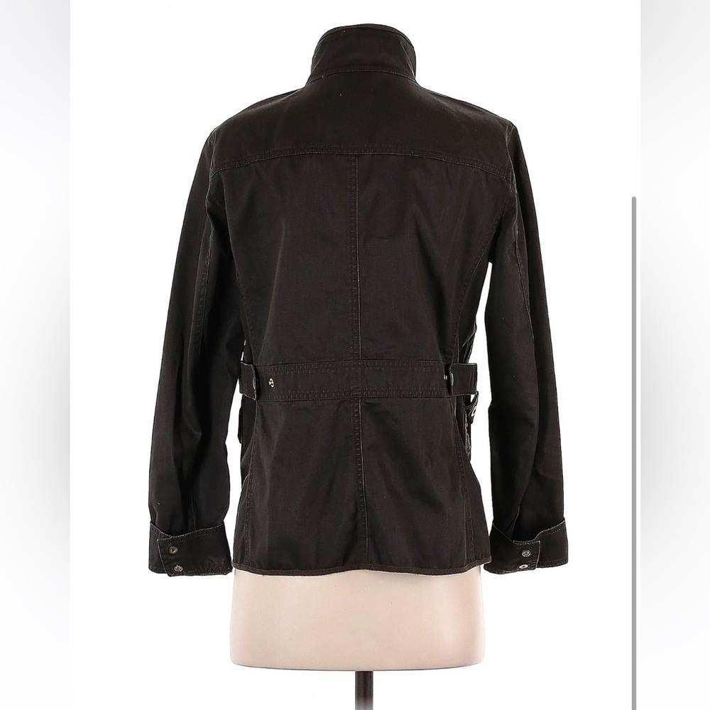 j crew womens utility jacket size small field resin twill jacket outerwear - Picture 4 of 7